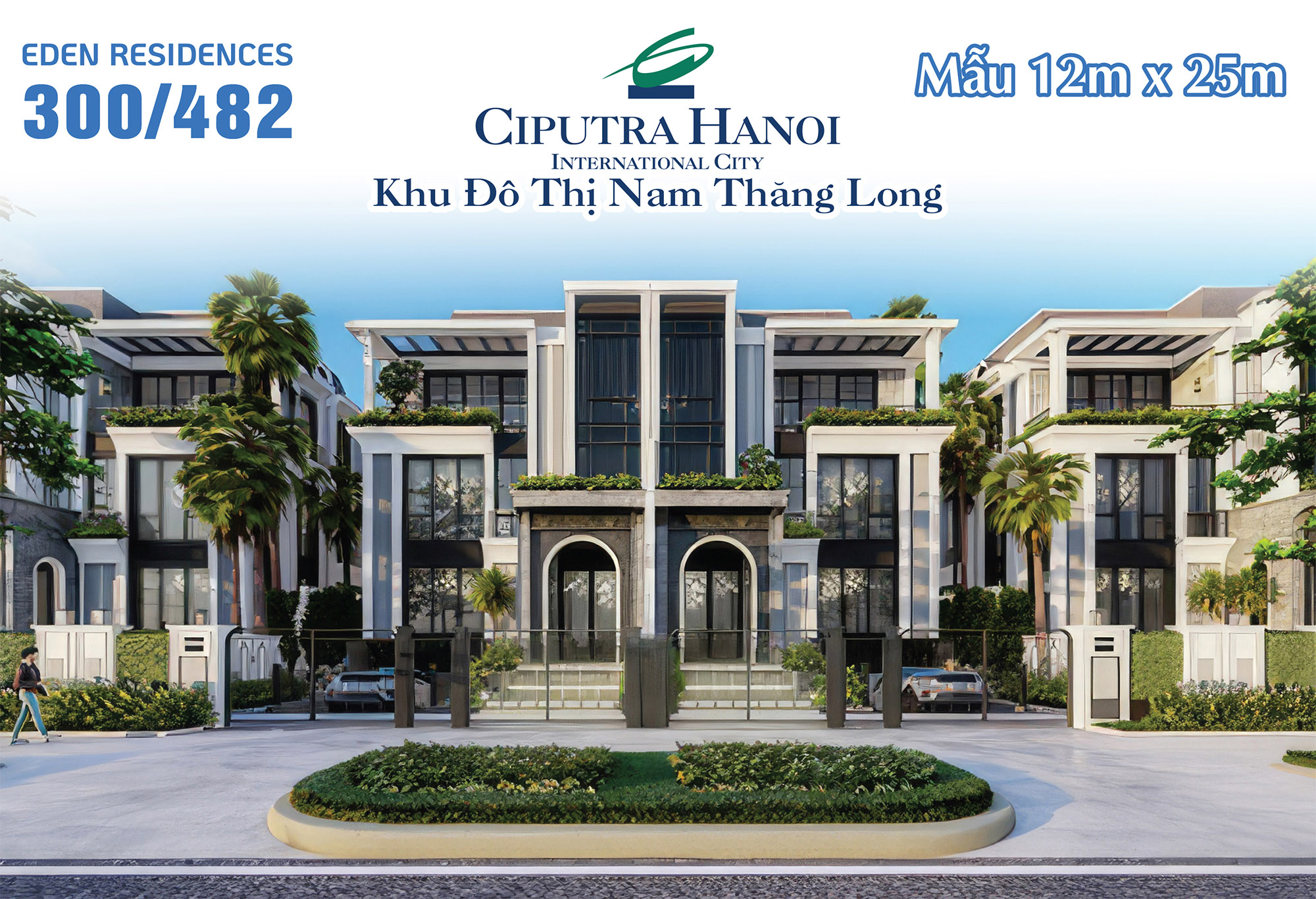 Mẫu biệt thự Ciputra khu P loại 300m2