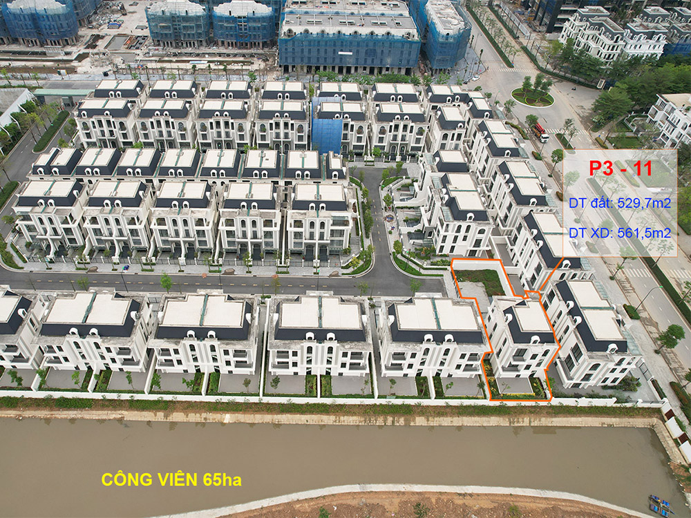 Bán biệt thự Ciputra View hồ và công viên 65ha, Căn góc độc bản, Diện tích 530m2