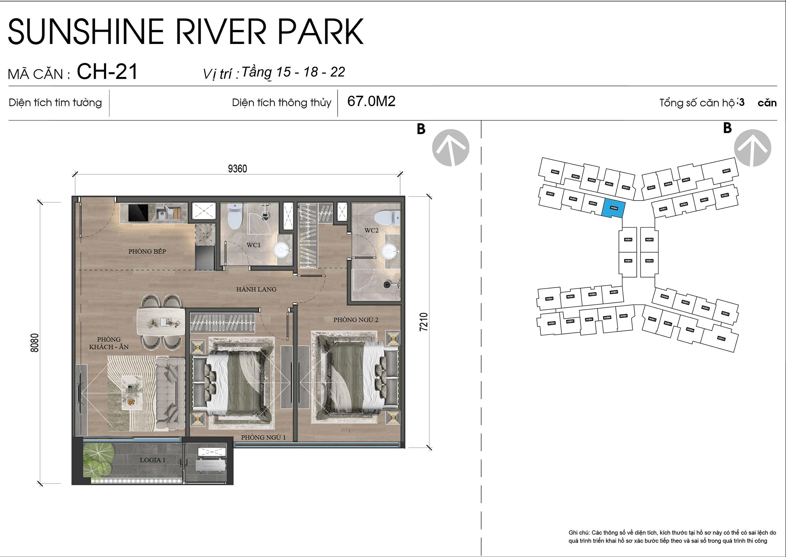 CH 18,21,38 - 67m²