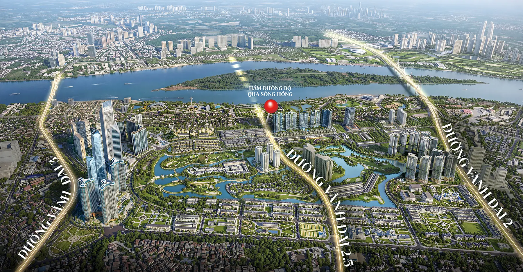 Tổng thể khu đô thị Ciputra Hà Nội